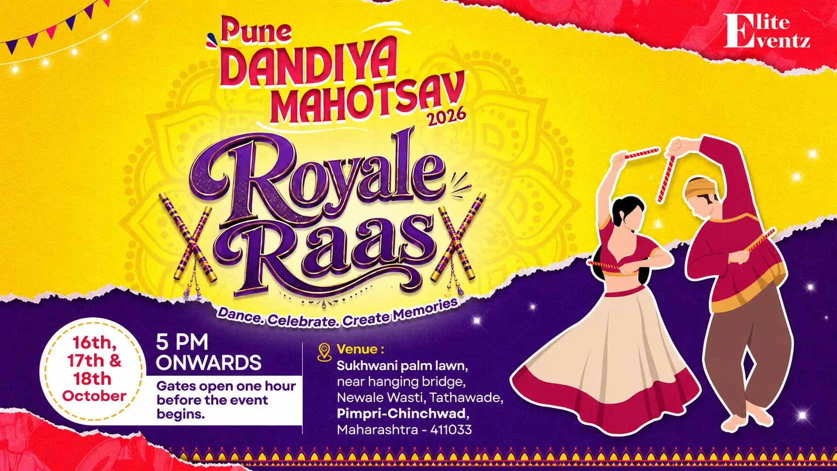 Royale Raas 2026 - Pune's Grand Navratri Celebration