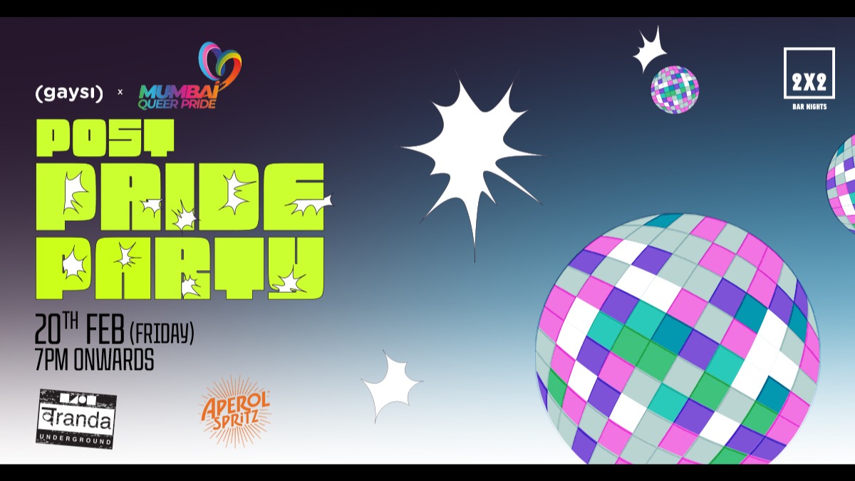 Post Pride Party By Gaysi Family, Supporting Mumbai Queer Pride 2026